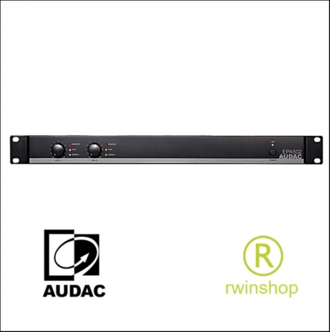 Eindversterker 2 x 500 watt Energy star EPA502