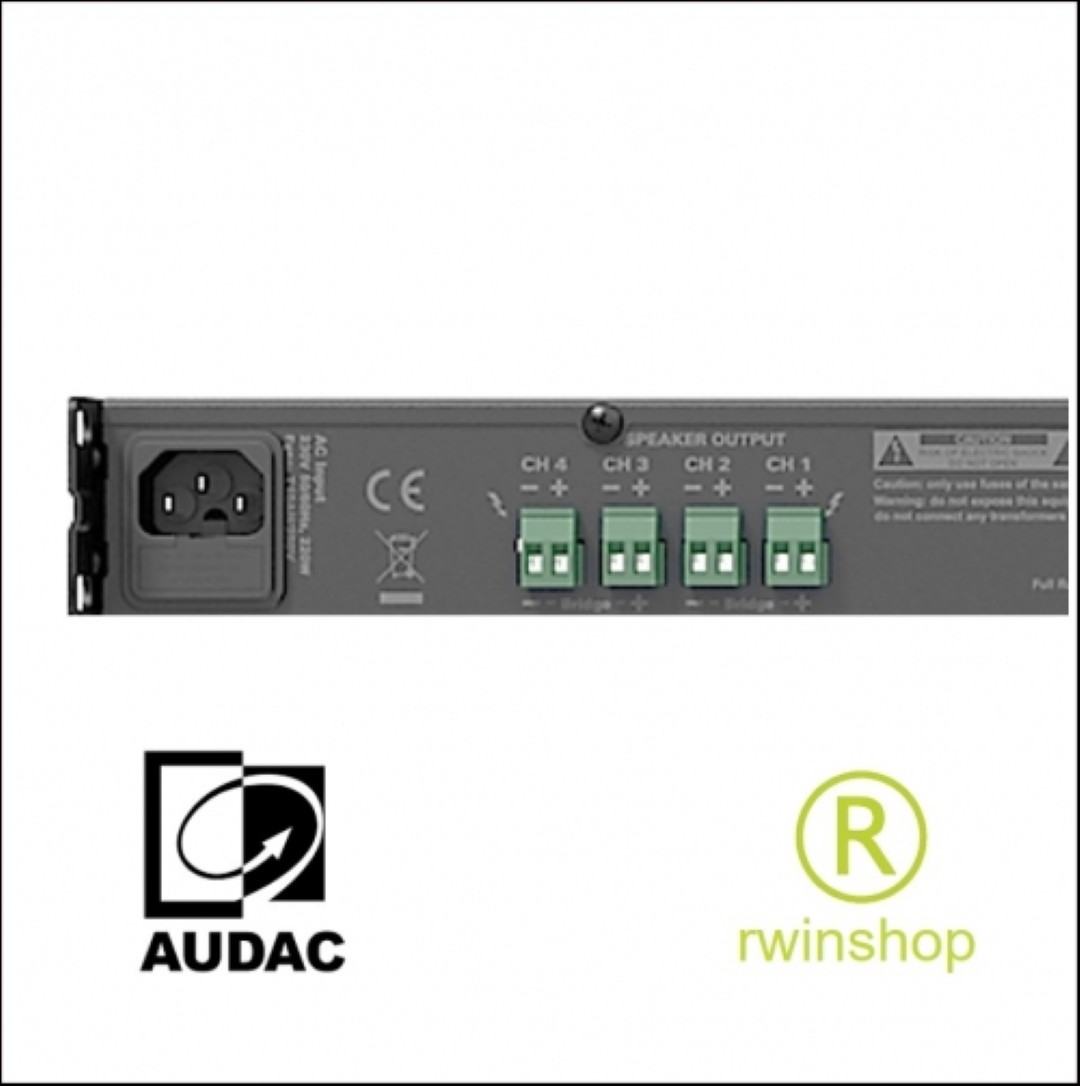 Eindversterker 4 x 250 watt 4ohm + Crossover EPA254