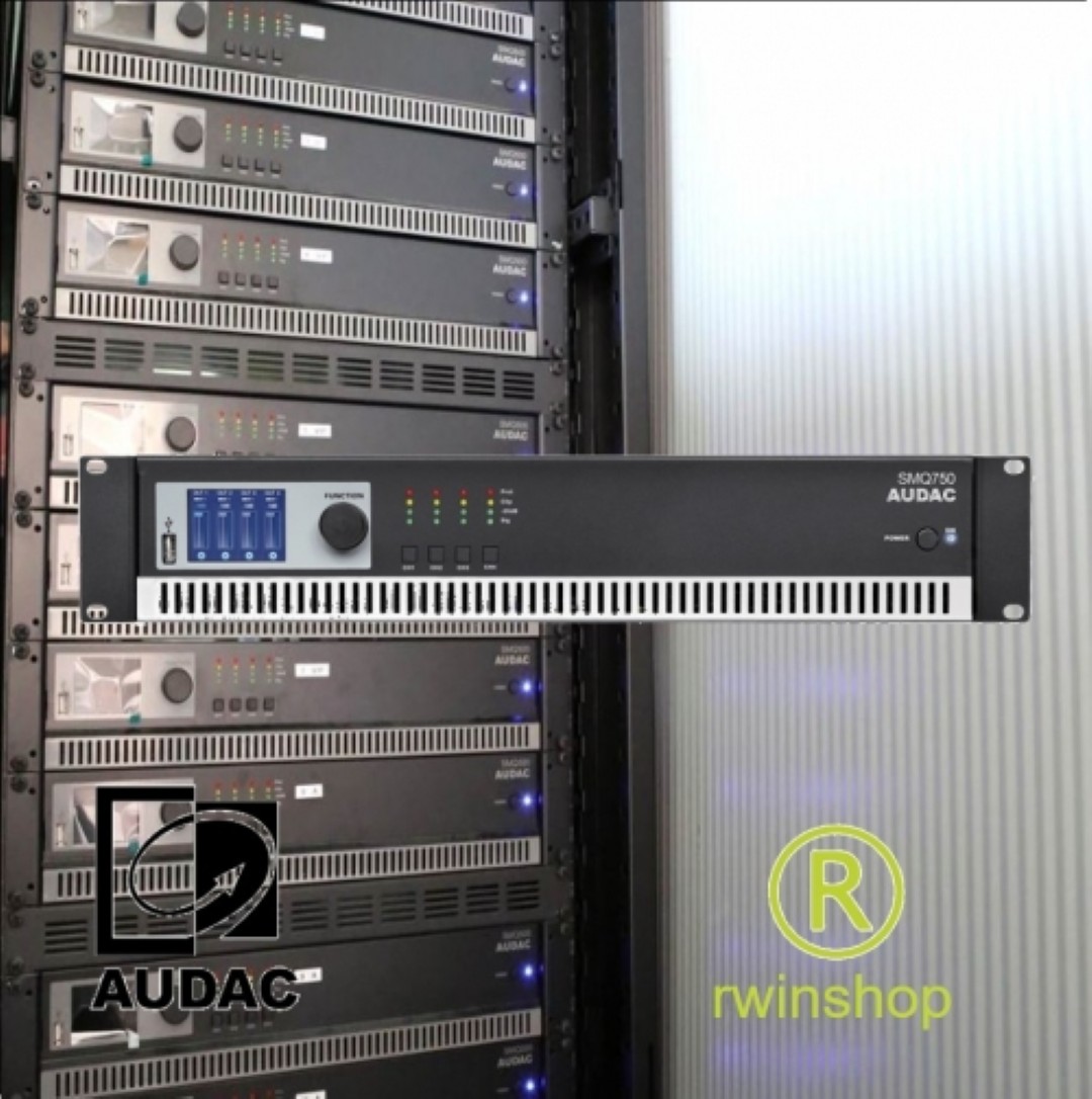 Eindversterker 4 x 750 watt dsp SMQ750