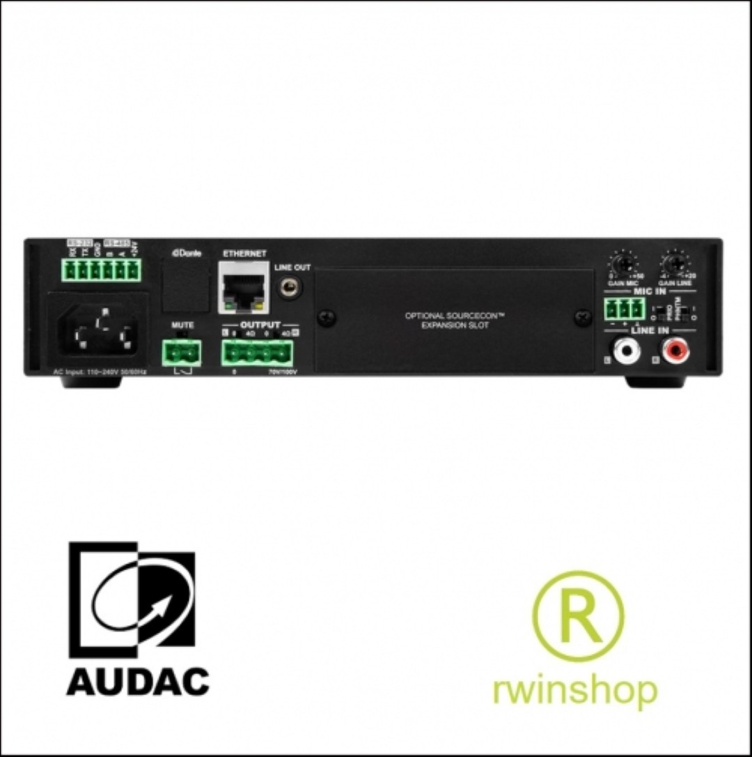 MFA216 Multi-functionele SourceCon versterker 2x 80 w. of 160watt 100 volt
