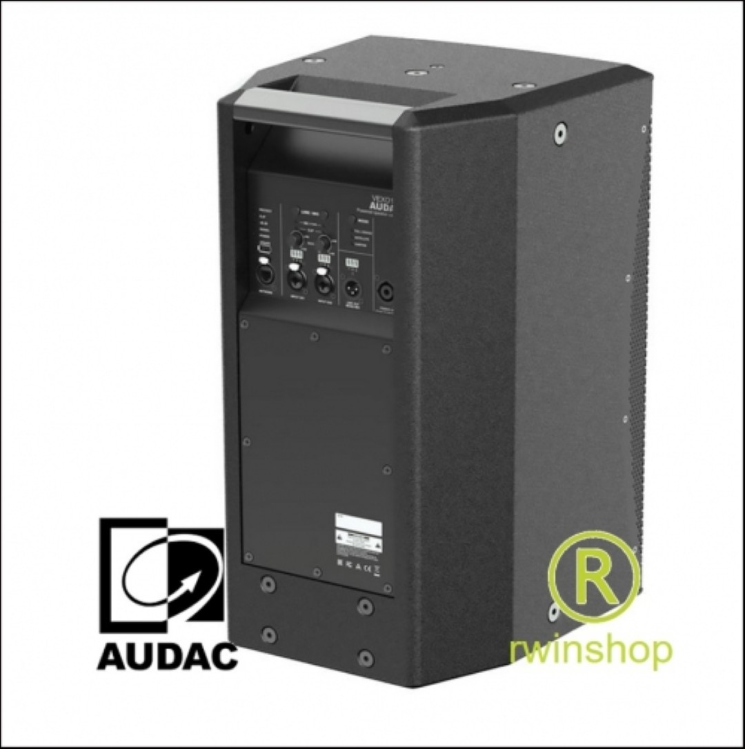 Geluidsbox Actief 10 inch 300 watt RMS 121 dB piek zwart Vexo 110A