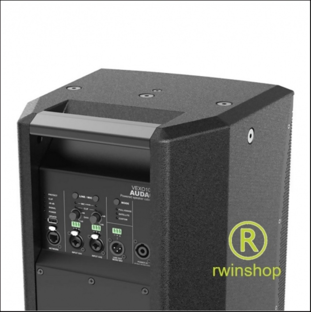 Geluidsbox Actief 10 inch 300 watt RMS 121 dB piek Wit