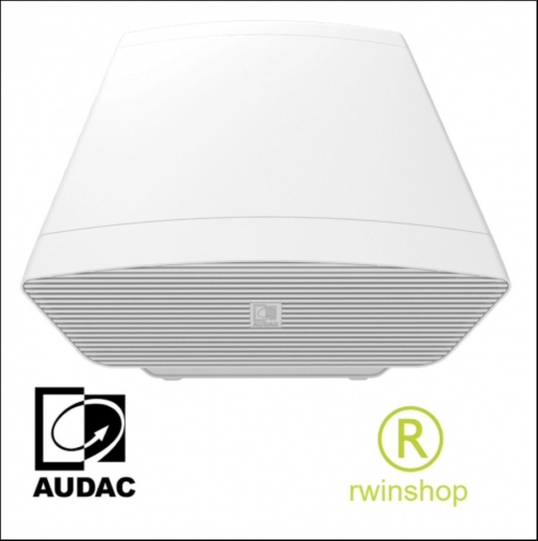 Subwoofer Actief aluminium behuizing wit biamp 100W. en 2x75W. RMS