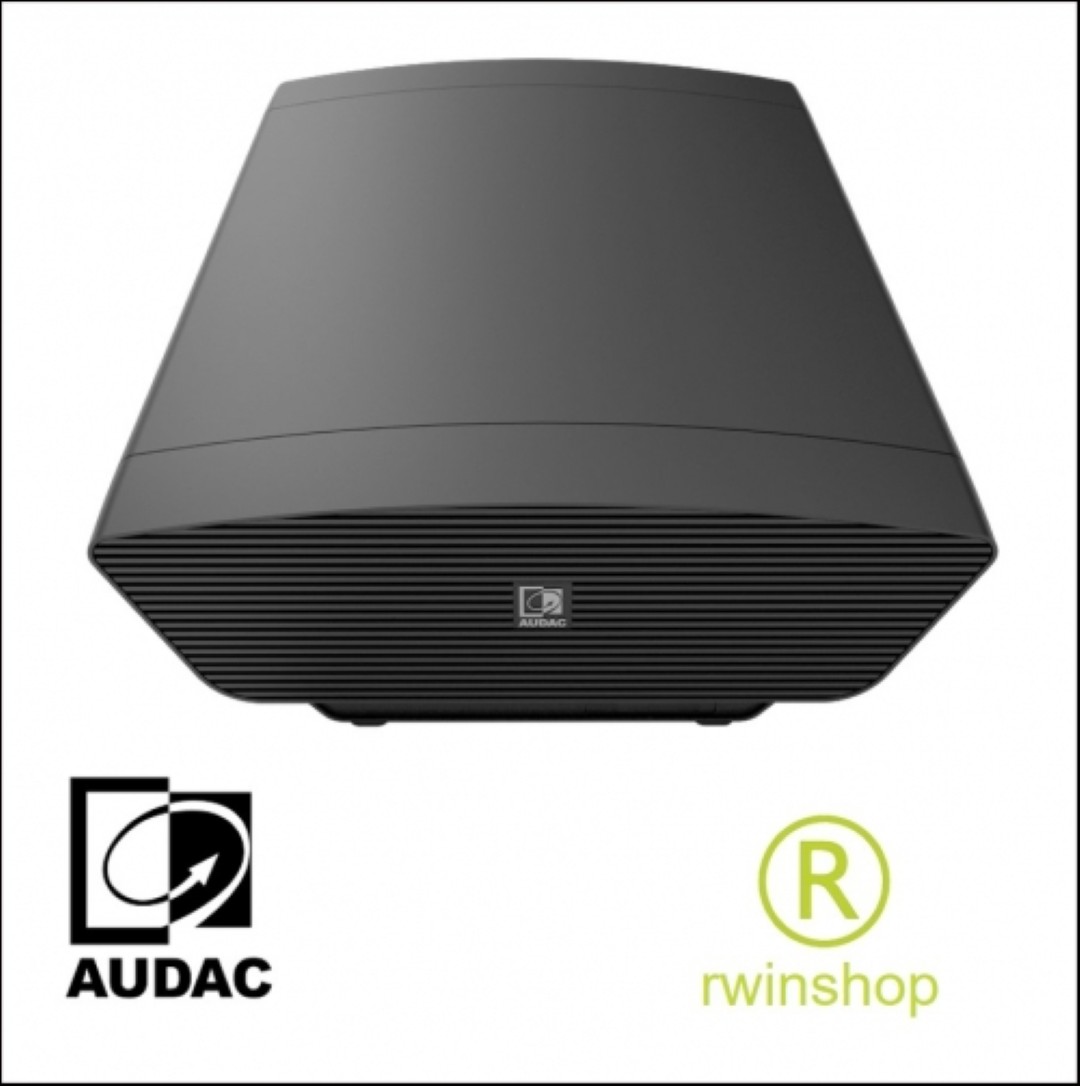 Subwoofer Actief aluminium behuizing zwart biamp 100W. en 2x75W. RMS Noba8A