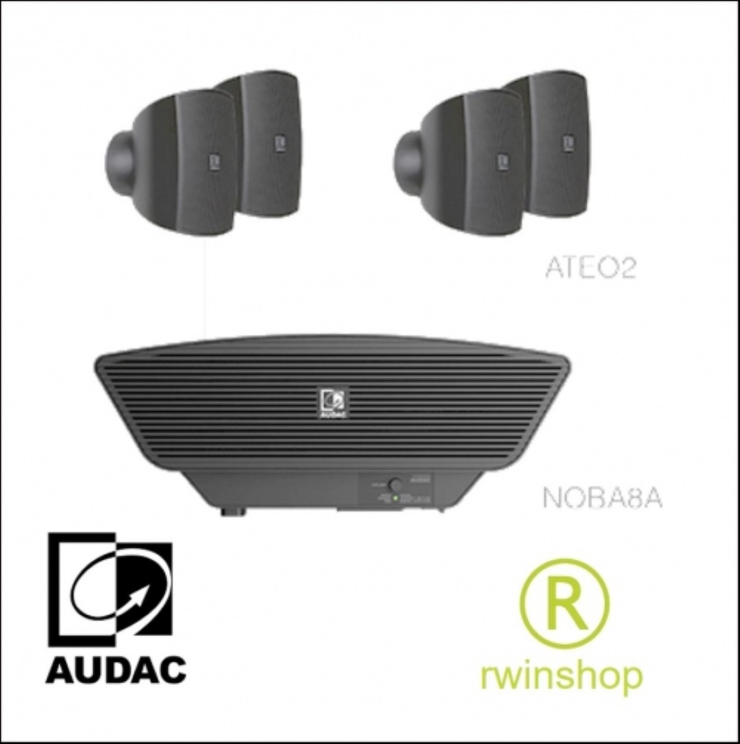 Muziek geluidsset SONA 2.5B -4 Ateo2 en Noba8A zwart