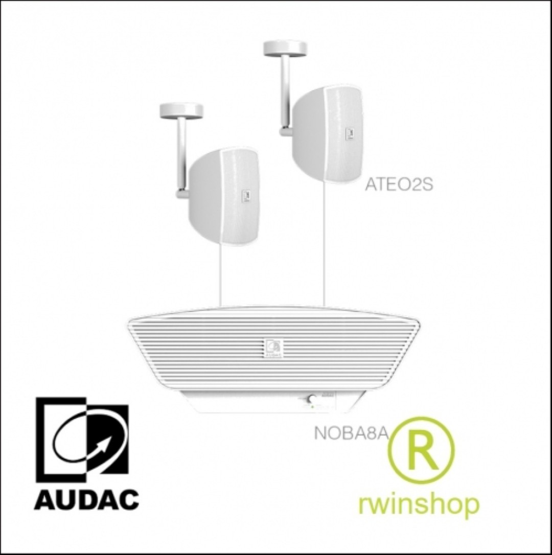 SONA 2.3CW Noba8AW en 2xAteo2S met pendel - geluidsinstallatie