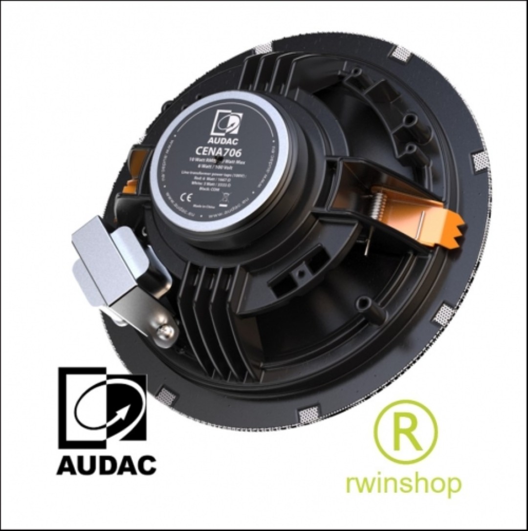 inbouw plafondluidspreker 6,5 inch 10 watt 100volt AUDAC CENA706W