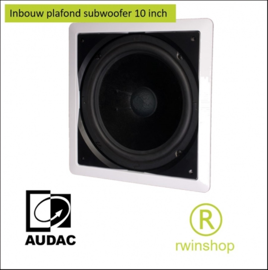 Plafond subwoofer inbouw 10inch 100watt wit CS1000S