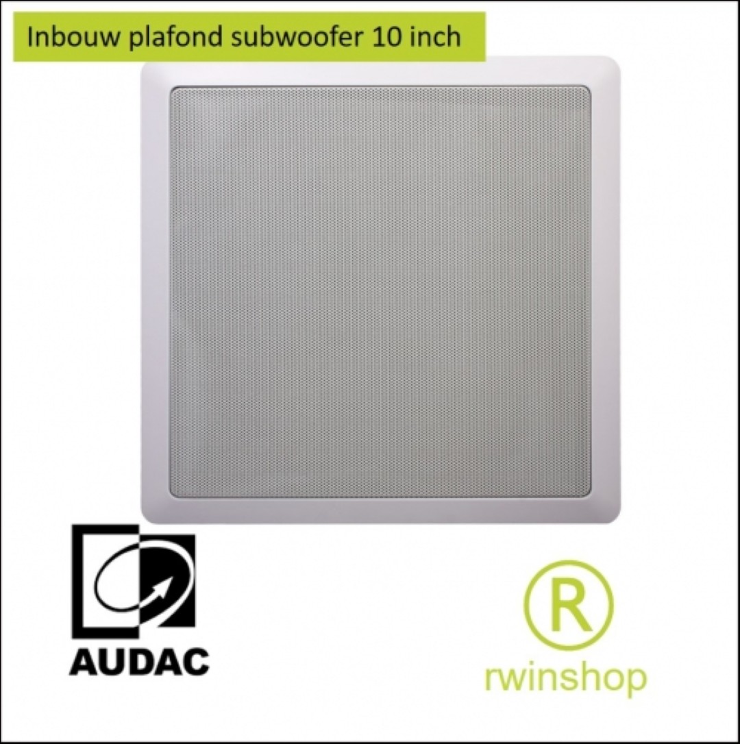 Plafond subwoofer inbouw 10inch 100watt wit CS1000S