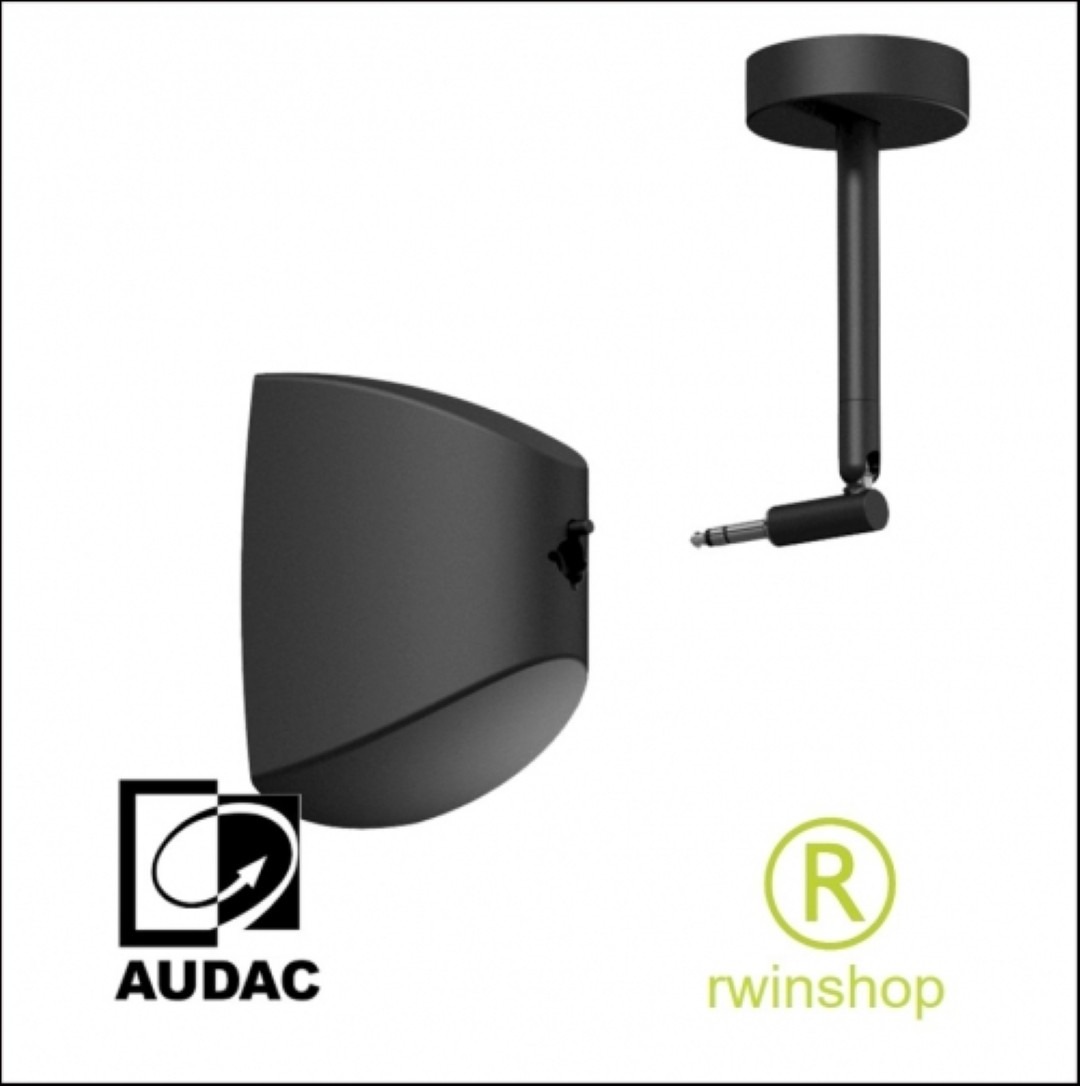 Geluidboxen set 2 inch 10 watt 16ohm zwart met pendel ClickMount prijs per paar