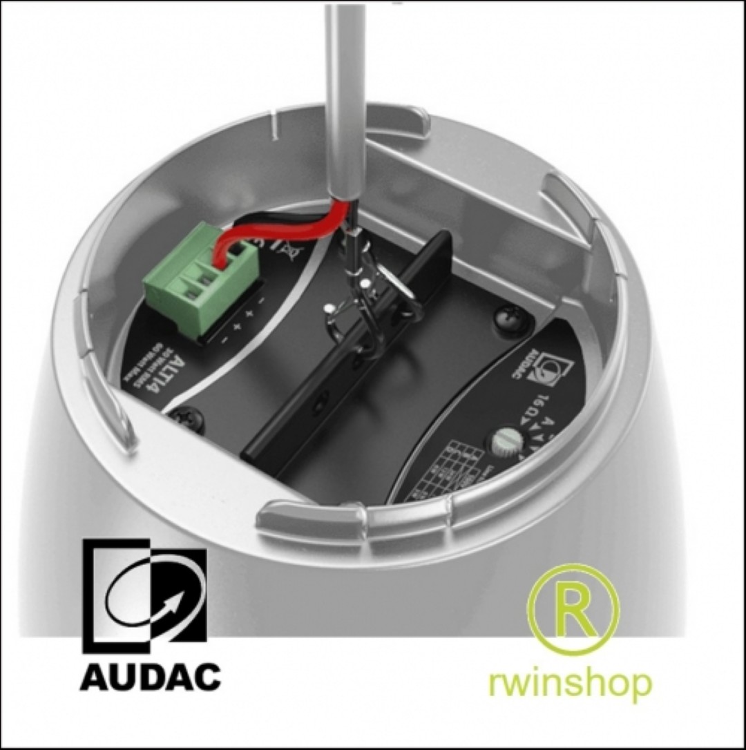Pendelluidspreker ALTI4/W Design pendant speaker 4inch 16ohm of 100volt wit