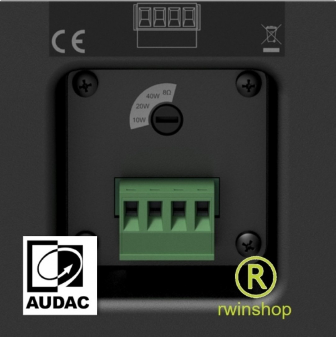 Geluidsboxen set 30watt 8ohm of 100 volt wit per paar WX302MKIIW
