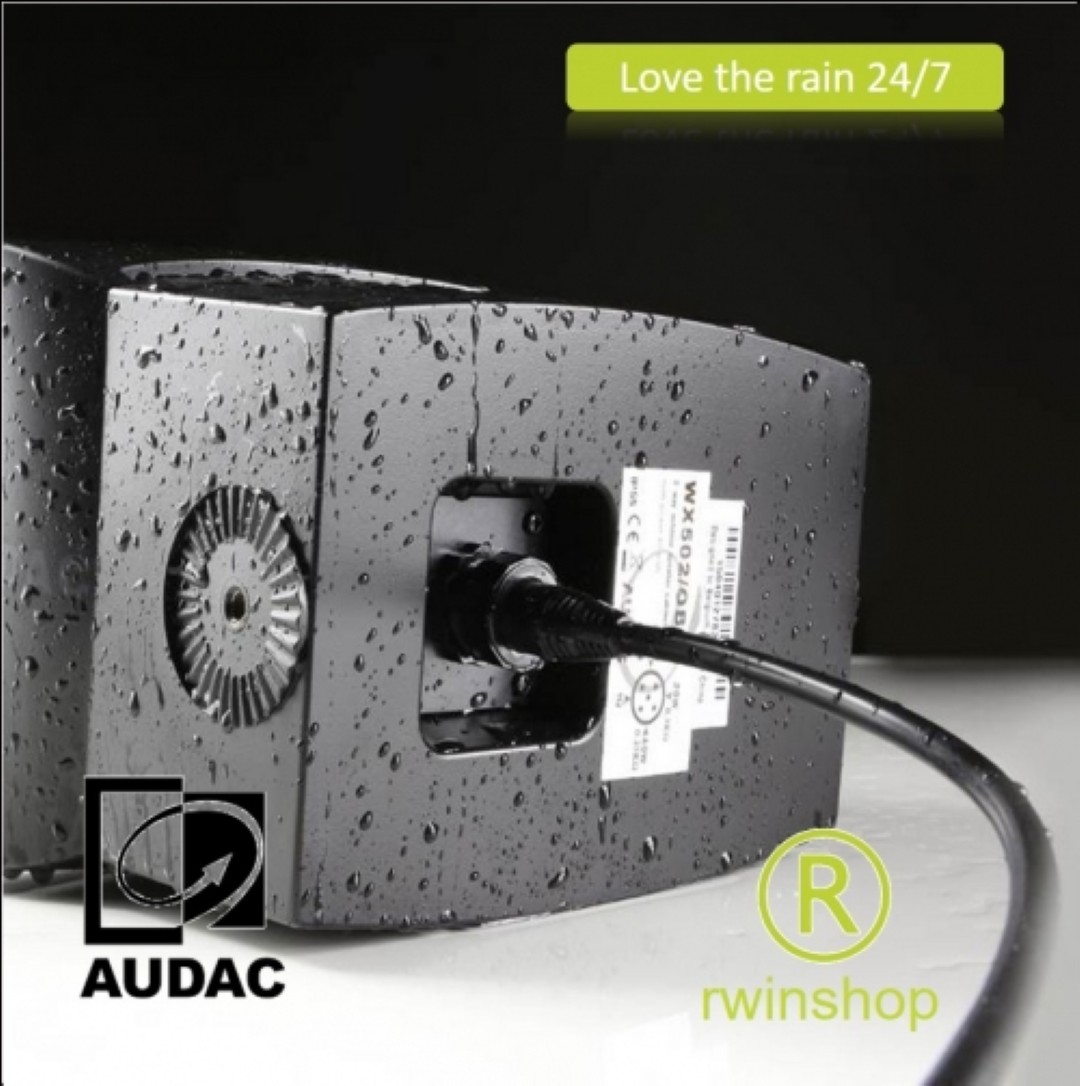 Buiten luidspreker set 50watt 8ohm of 100 volt zwart WX502 MK2 OB
