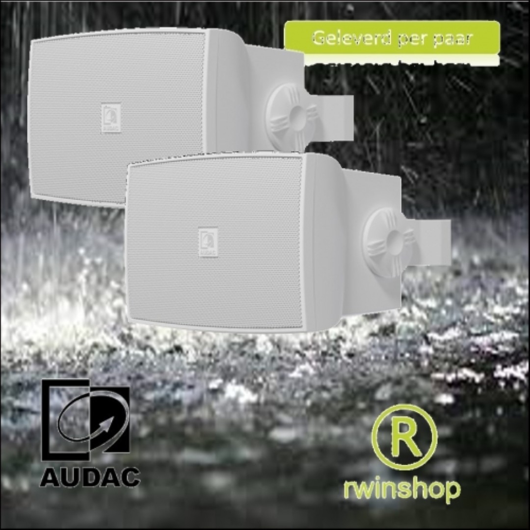 Buiten luidspreker set 70watt 8ohm of 100 volt wit WX802 MK2 OW