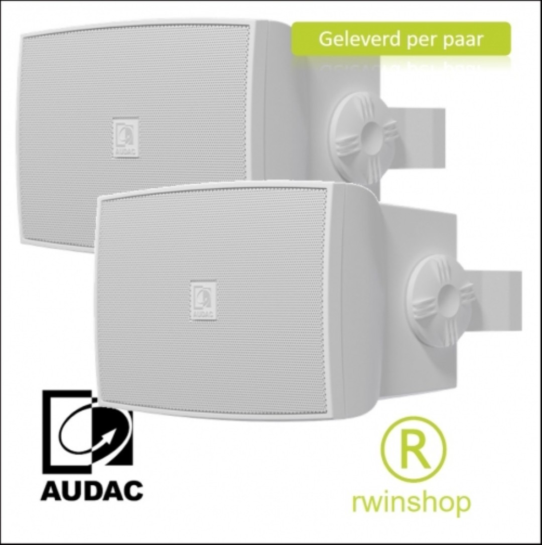 Buiten luidspreker set 70watt 8ohm of 100 volt wit WX802 MK2 OW