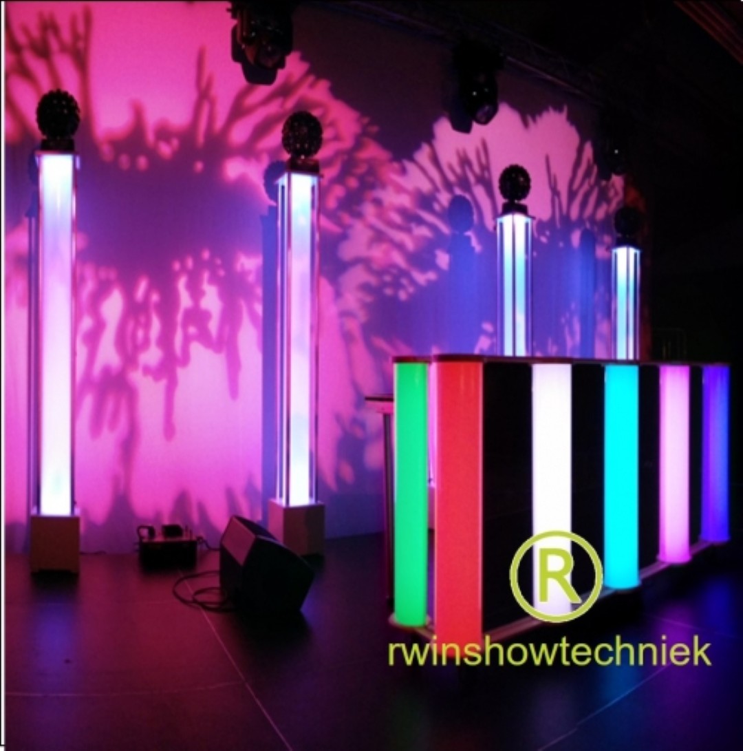 DJ Booth LEDzuilen - Huren