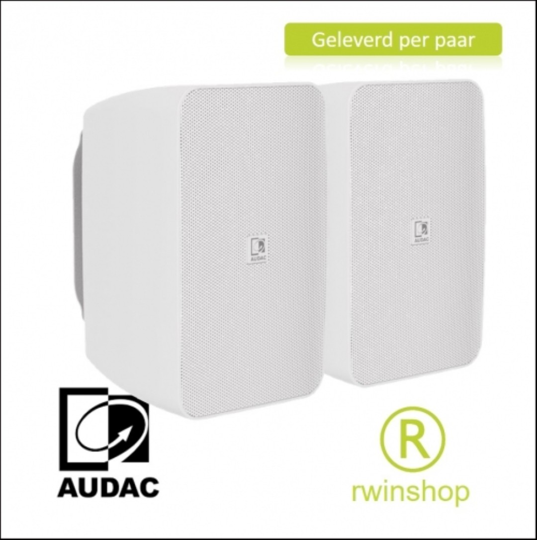 Actieve luidsprekerset wit- ARES5A-W 2x 40 watt RMS 2 luidsprekers
