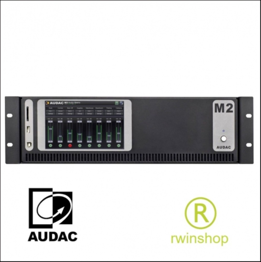Multimedia digital audio mixer M2 Audac