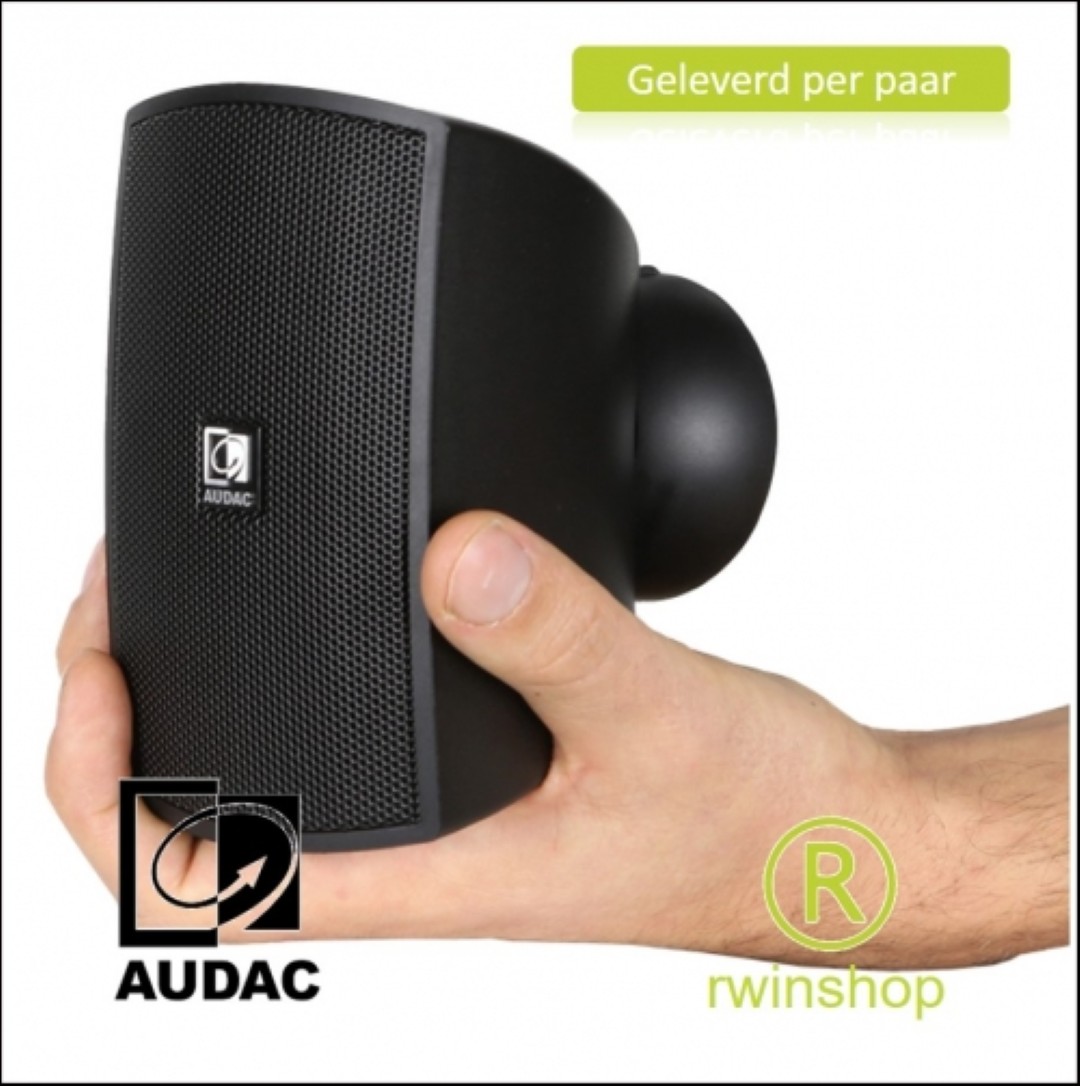 Geluidboxen 2inch 10watt 8ohm zwart prijs per paar Ateo 2B