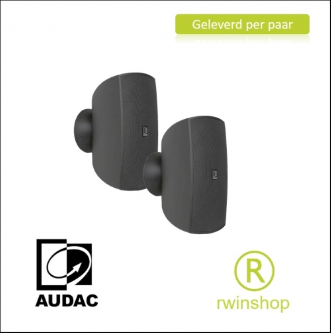 Geluidboxen set 2 inch 10 watt 16ohm zwart prijs per paar