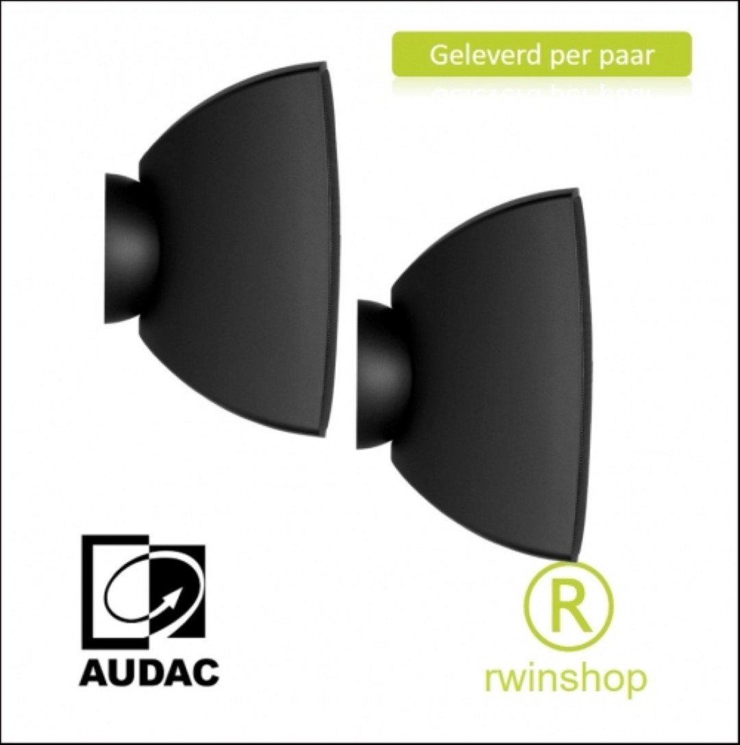 Geluidboxen set 4 inch 35 watt 16ohm zwart prijs per paar Ateo4DM/B