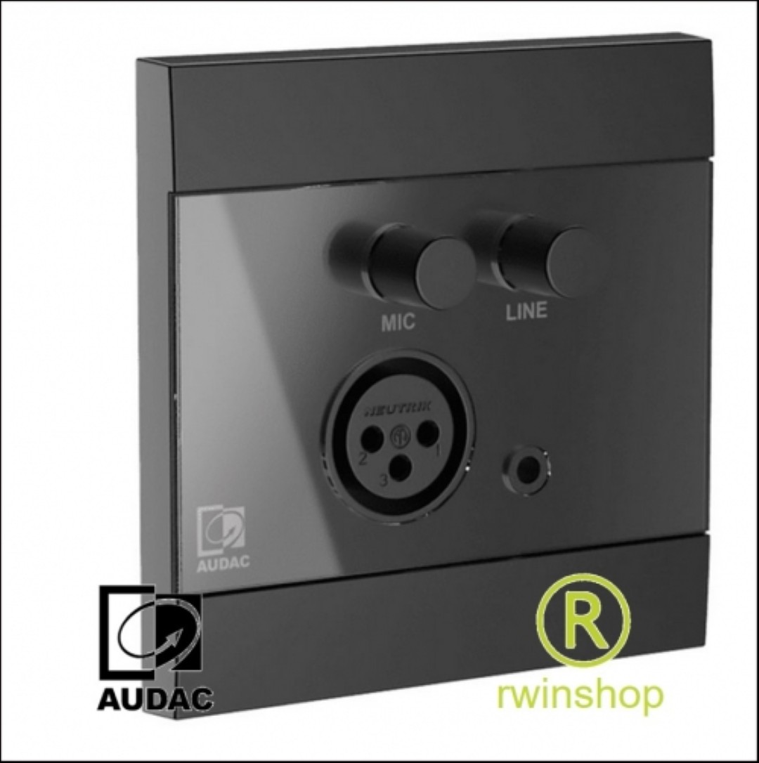Wandpaneel inbouw zwart WP205/B voor ARES 5A aansluit en regelpaneel