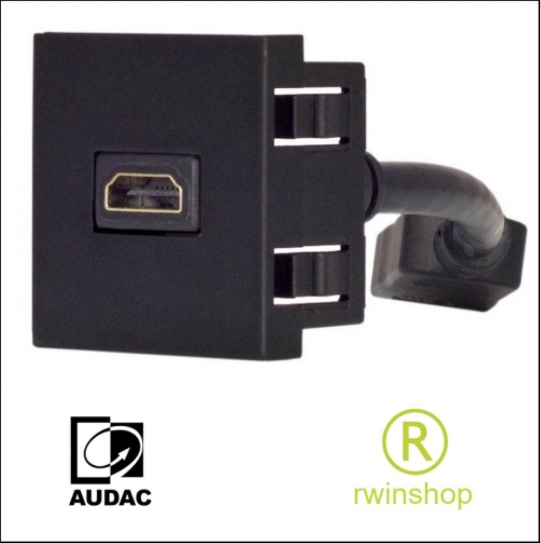 HDMI wandpaneel 45x45 Wit CP45HDMW link trough