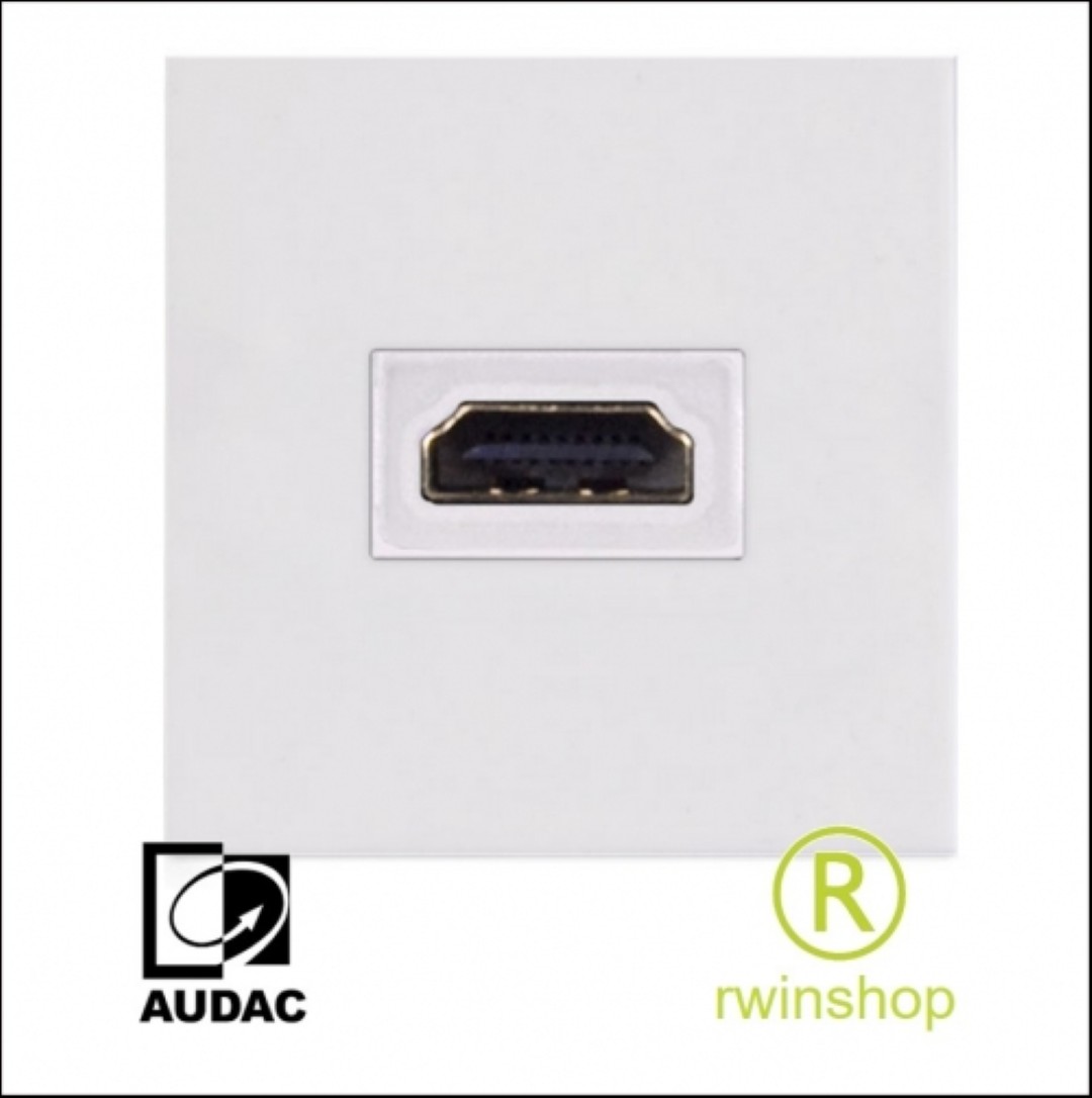 HDMI wandpaneel 45x45 Wit CP45HDMW link trough