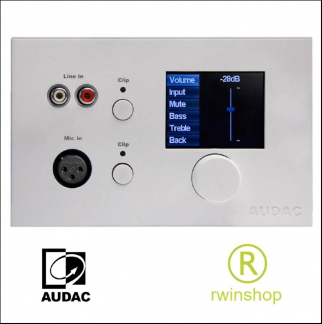 wand bediening en aansluit paneel -wit MWX65-W voor MTX48 of MTX88