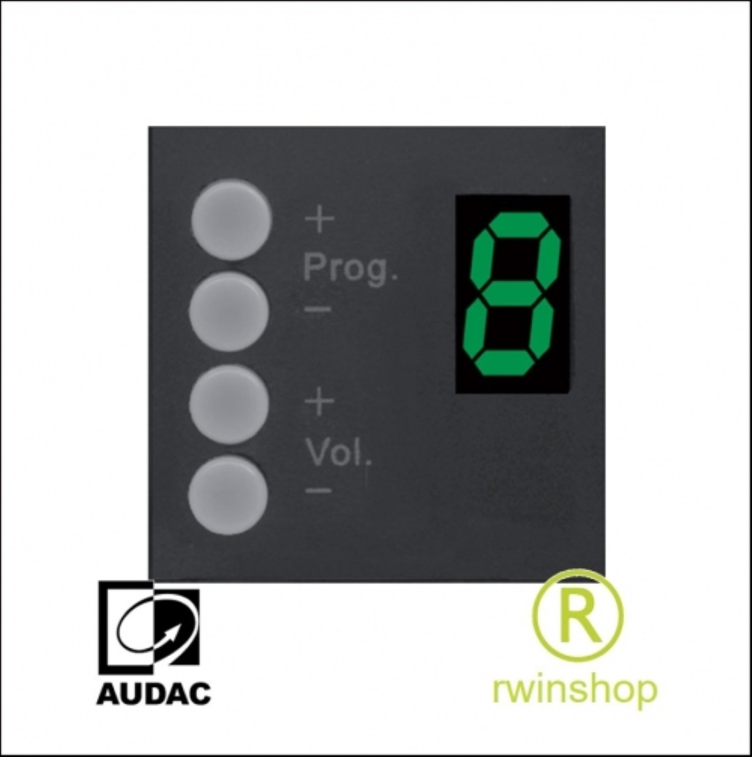 wandcontroller-zwart MWX45-B voor MTX48 of MTX88