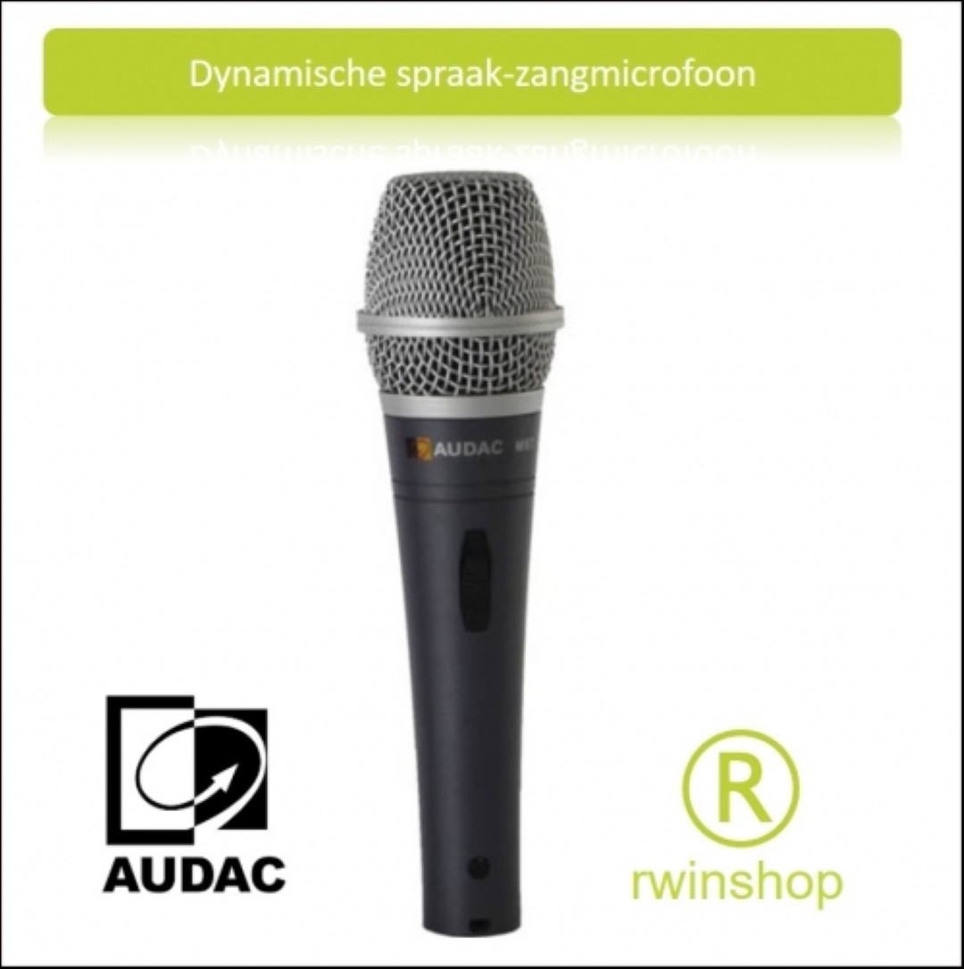 Dynamische Handmicrofoon Super Cardioid met aan en uit schakelaar M67