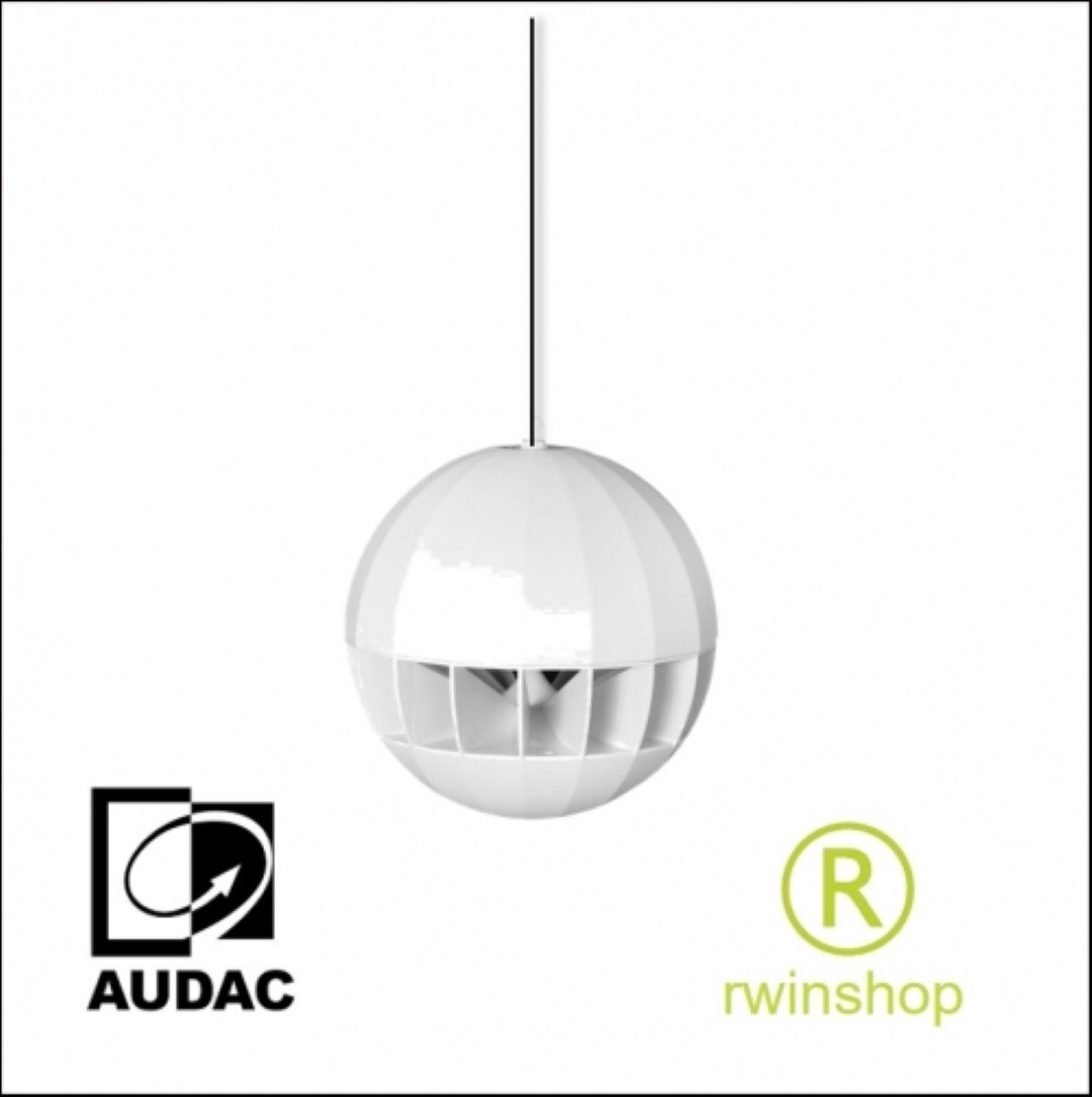 Hangende bol Luidspreker wit - 20watt 100volt of 8 ohm ASP20w