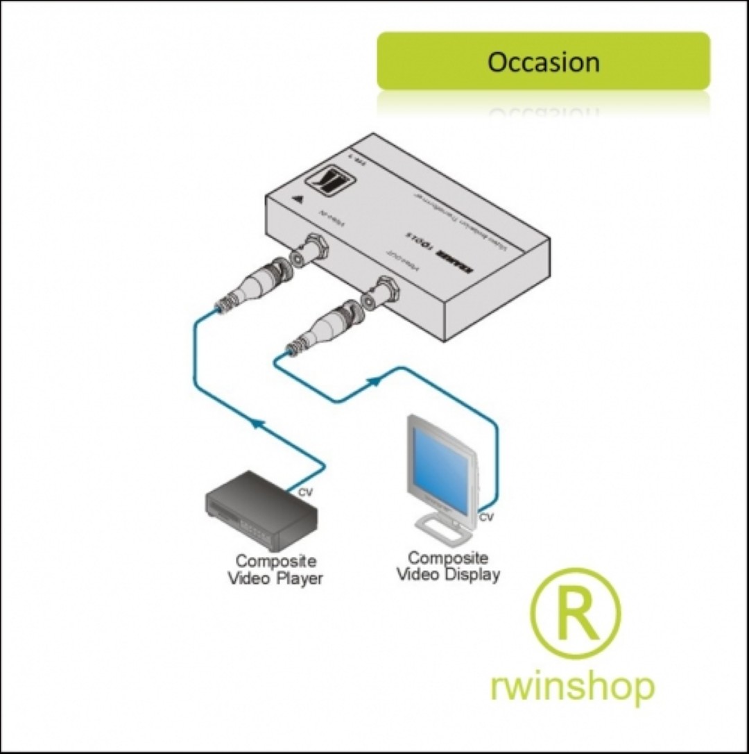TR1 Video Isolation Transformer Coax scheidingstransformator - Occasion