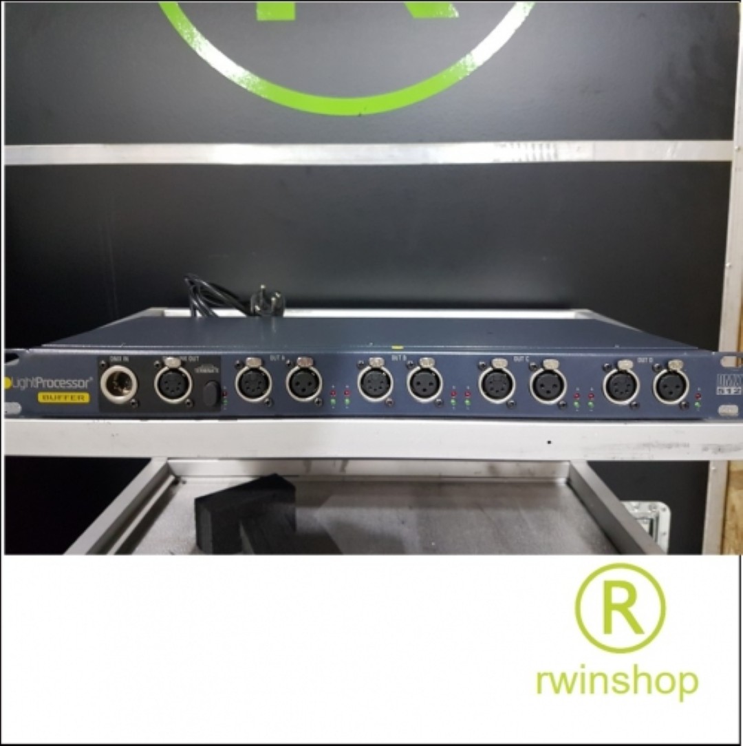 DMX Splitter - Booster 8 kanalen + terminator - occasion