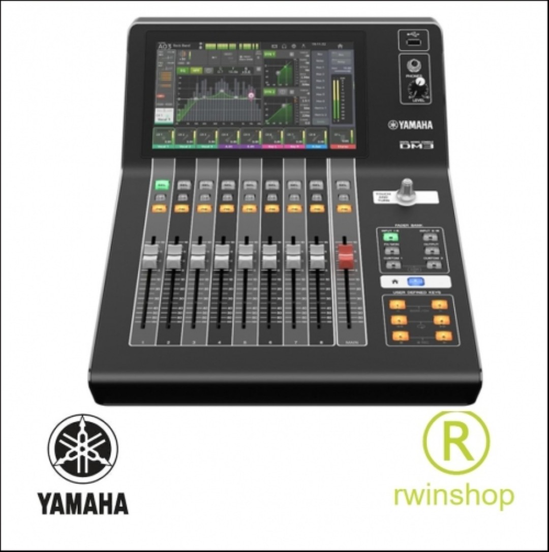 Digitale mengtafel DM3 Yamaha 18ingangen 14uitgangen - huren