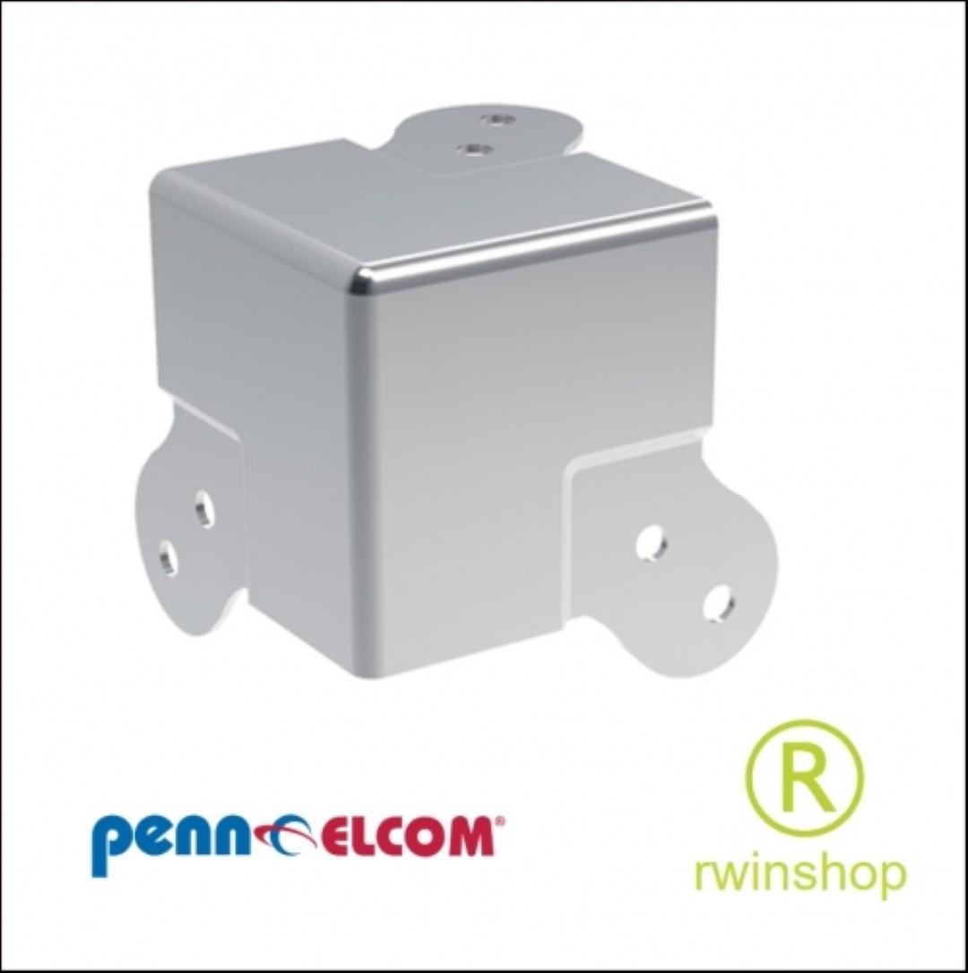 Platte hoek 62 mm C1851/30 Flightcase hoek met verzet. 2mm radius