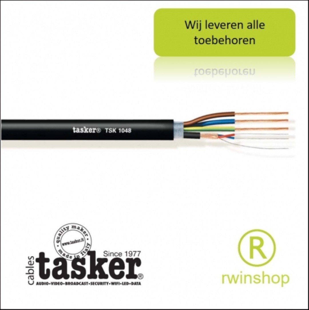 Combikabel Audio Power 3x0,75Qmm symmetrische afgeschermde kabel TSK1048