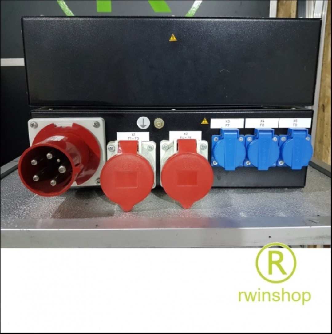 krachtstroomverdeler 63amp in 2x32amp uit 3x230uit -aflezing - occasion