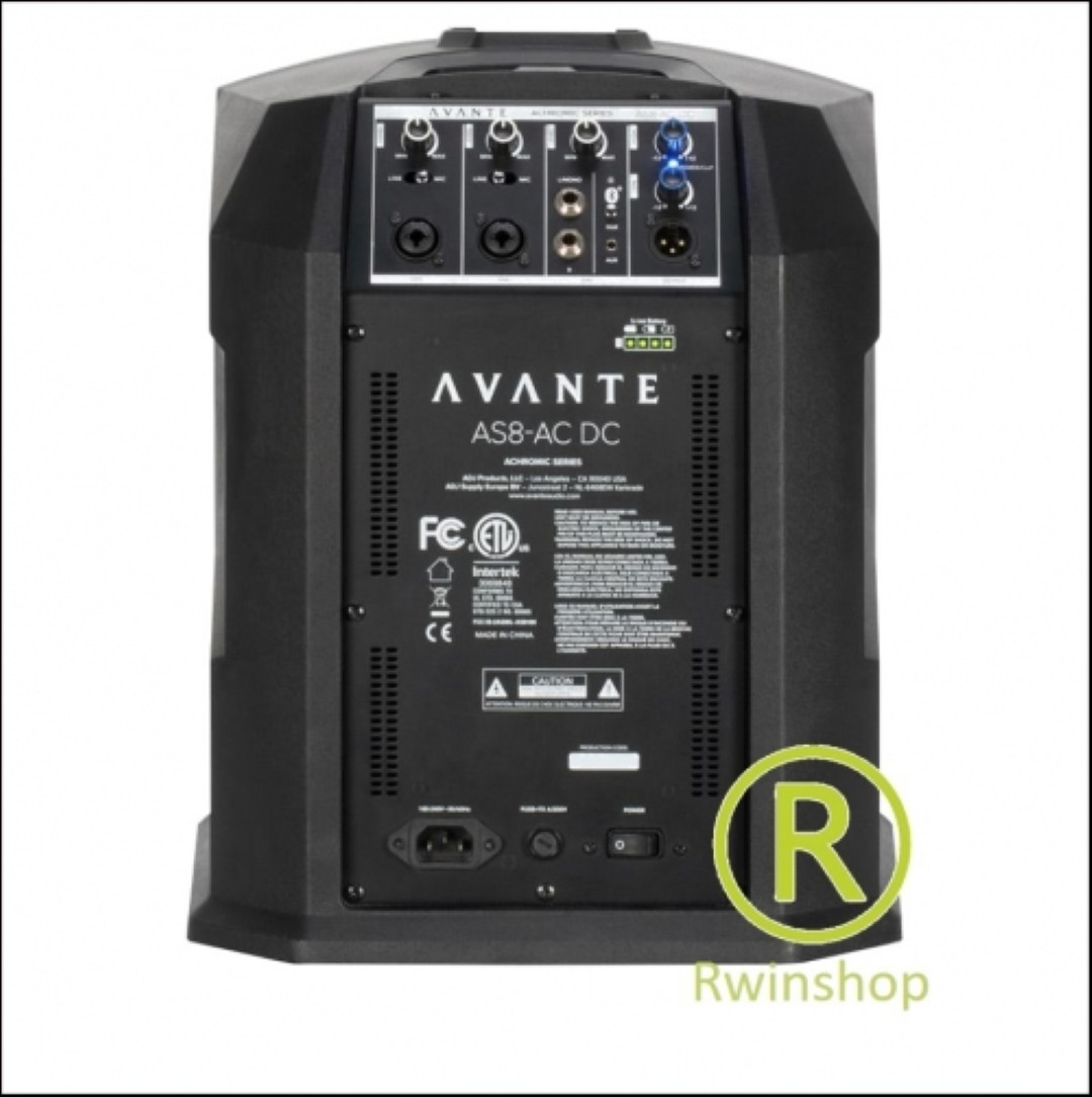 AS8 ACDC Accu geluidset met subwoofer en kolomluidspreker ( bluetooth )