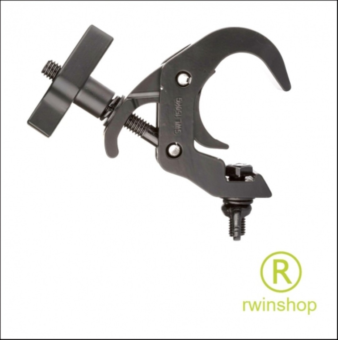 FAST CLAMP Black - snelklem zwart voor truss en schijnwerper