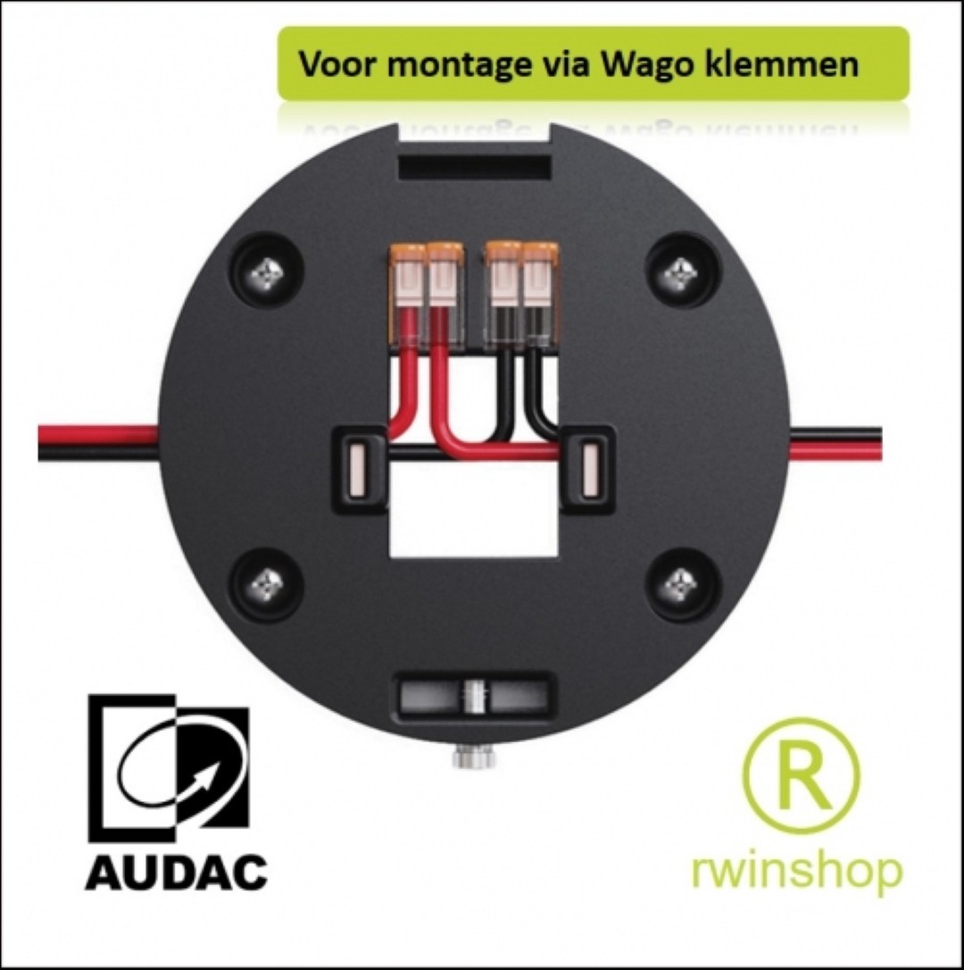 Buitenluidspreker Ateo4M/B 70W. 4inch-1inch 8ohm 100volt Zwart per 2 stuks