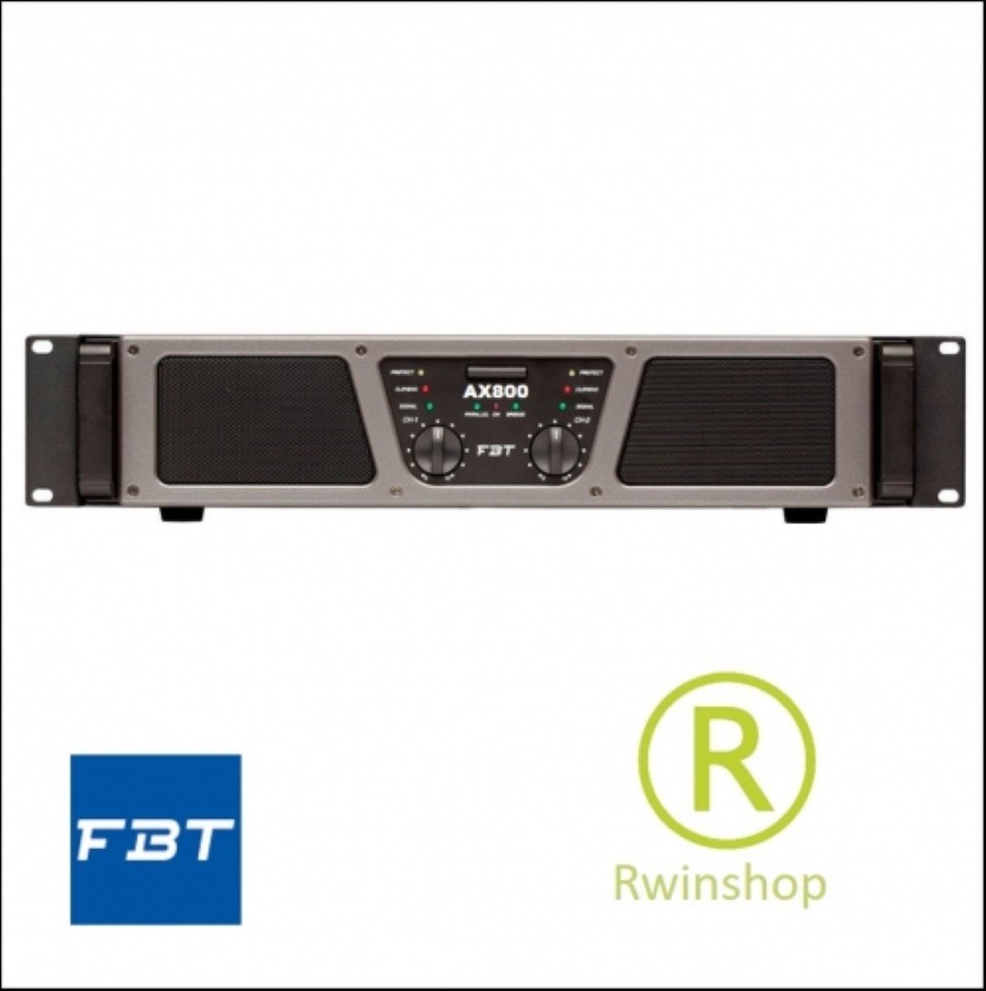 AX800 Eindversterker 2 x 400 watt bij 4 ohm
