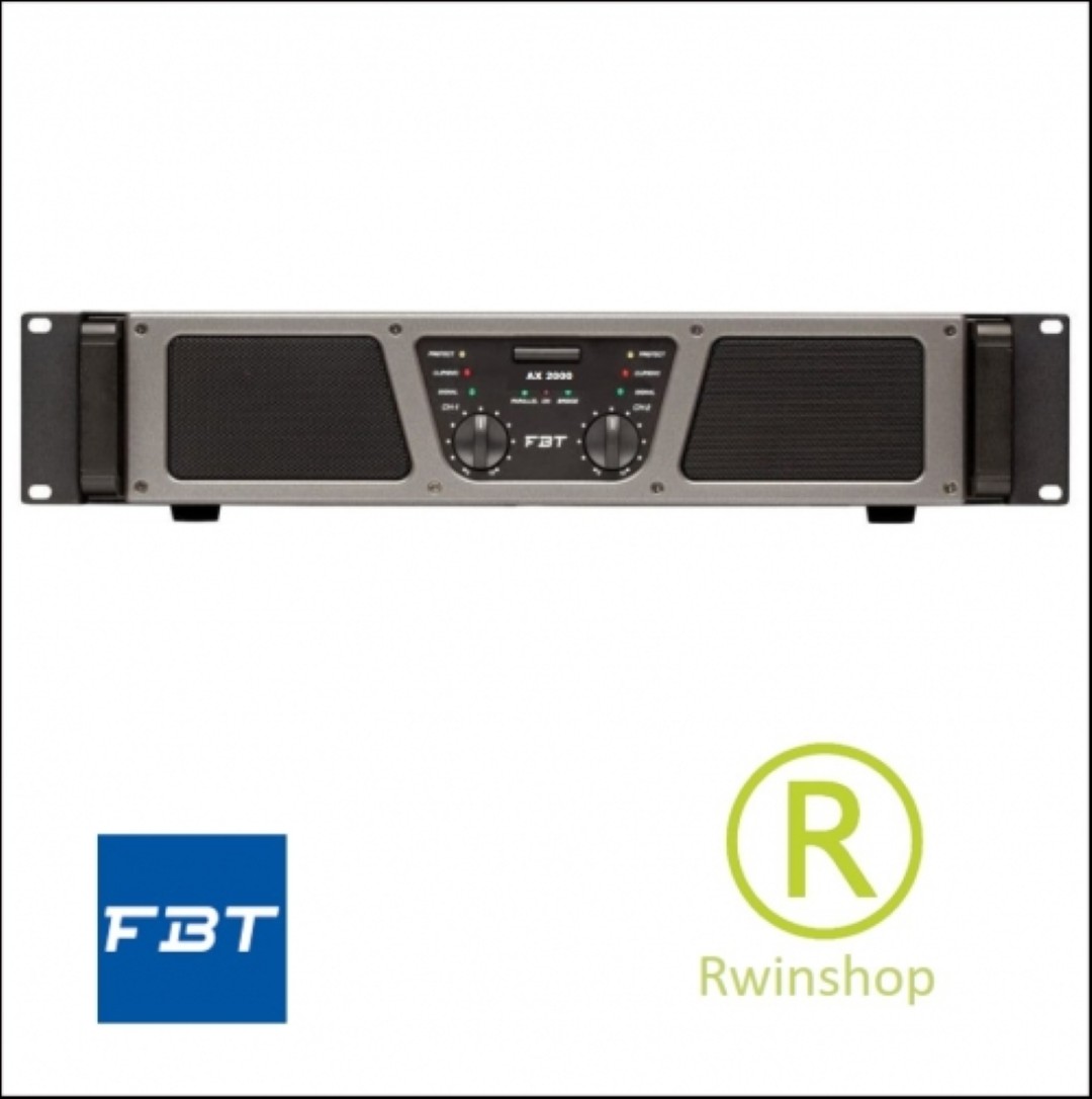 AX2000 Eindversterker 2 x 1.000 watt aan 4 ohm