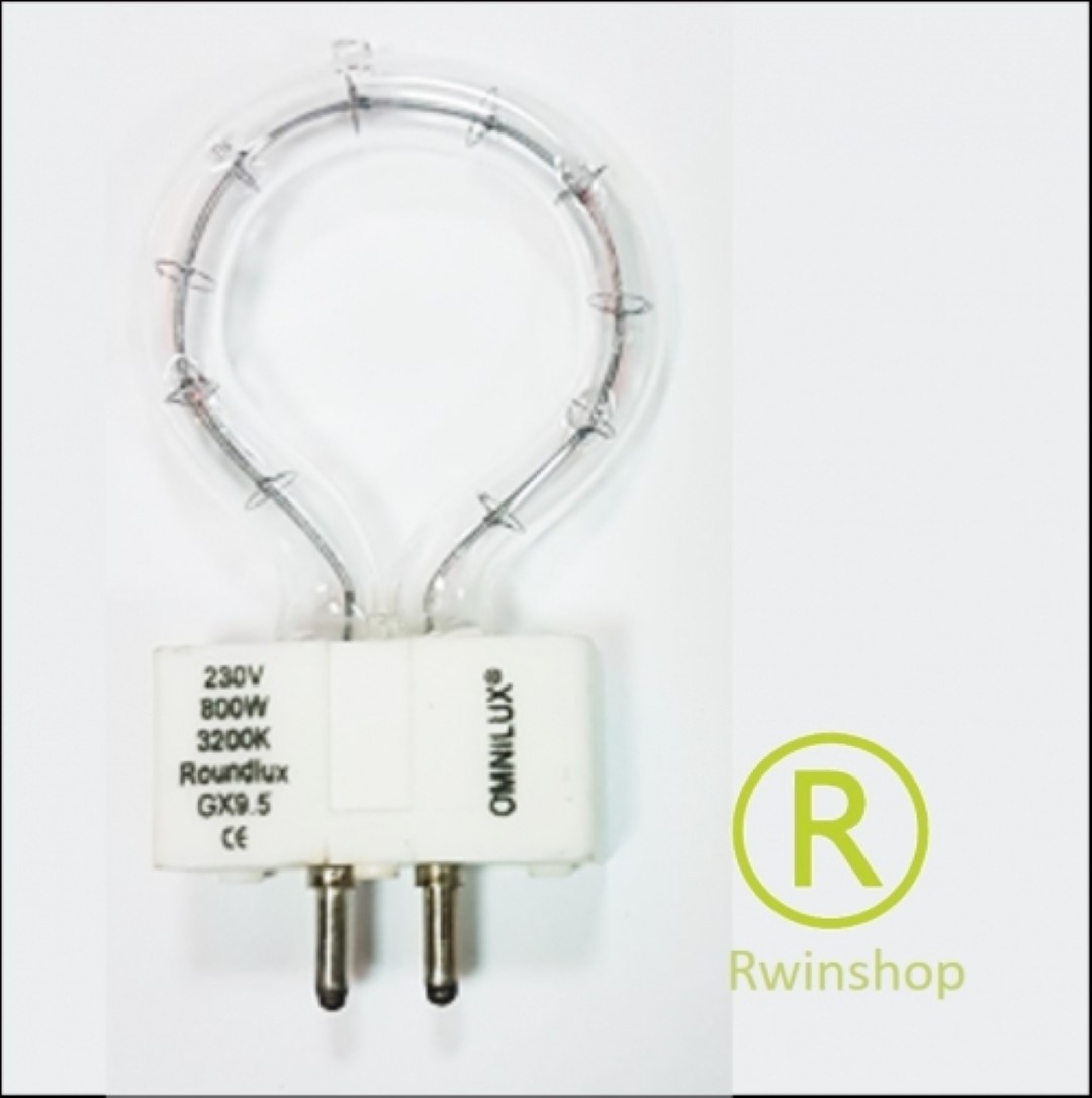Roundlux ringlamp 800W GX-9.5 3200Kelvin 230 volt tbv Coemar Spartan