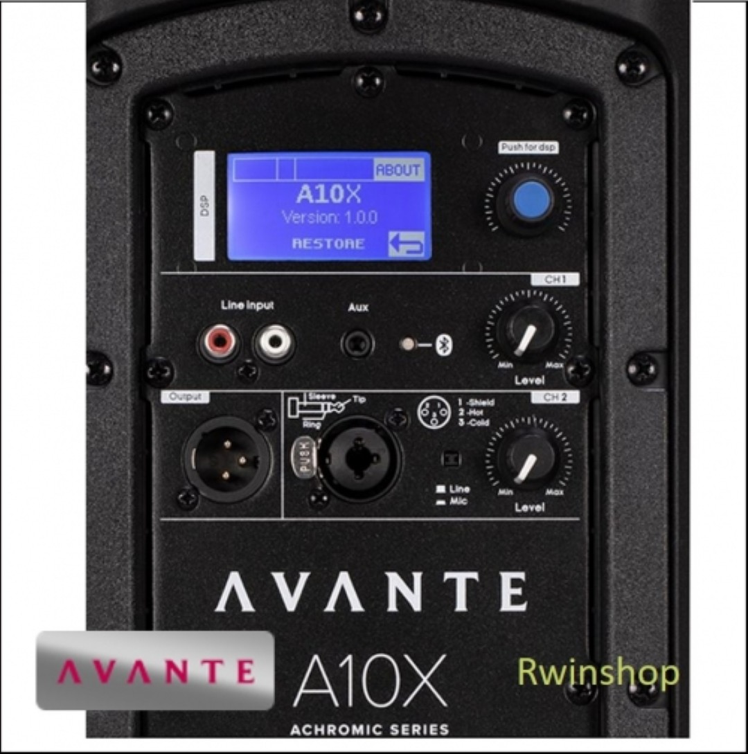 A10X actieve 10inch geluidsbox max Spl 121 dB BlueTooth IOS App 1.000watt