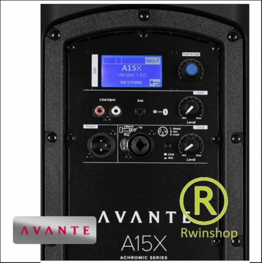 A15X actieve 15inch geluidsbox max Spl 124 dB BlueTooth IOS App 1.200watt