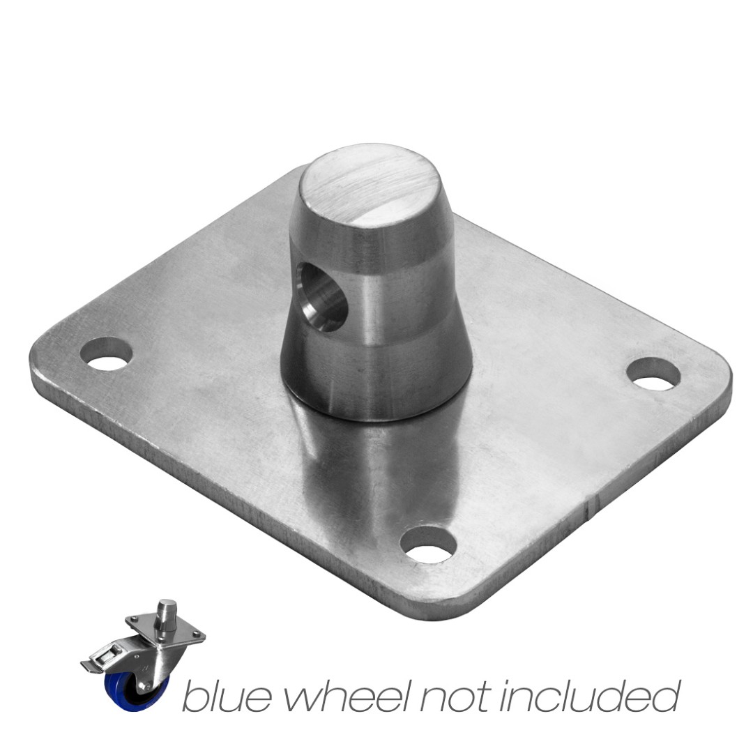 DT 30/40-BPM-BW Base Plate voor Blue Wheel - Trussmontageplaat voor wiel