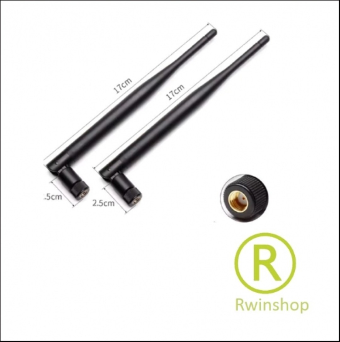 2.4G antenne 17cm lengte female Wifi Bluetooth antenne per 2 stuks