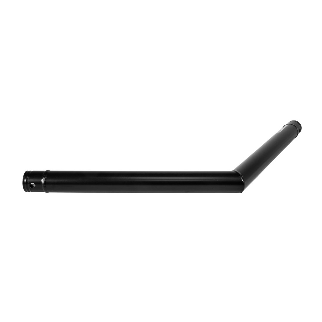 DT31/2-C22-L120 - Black 2 way corner 120graden hoek zwarte one tube truss