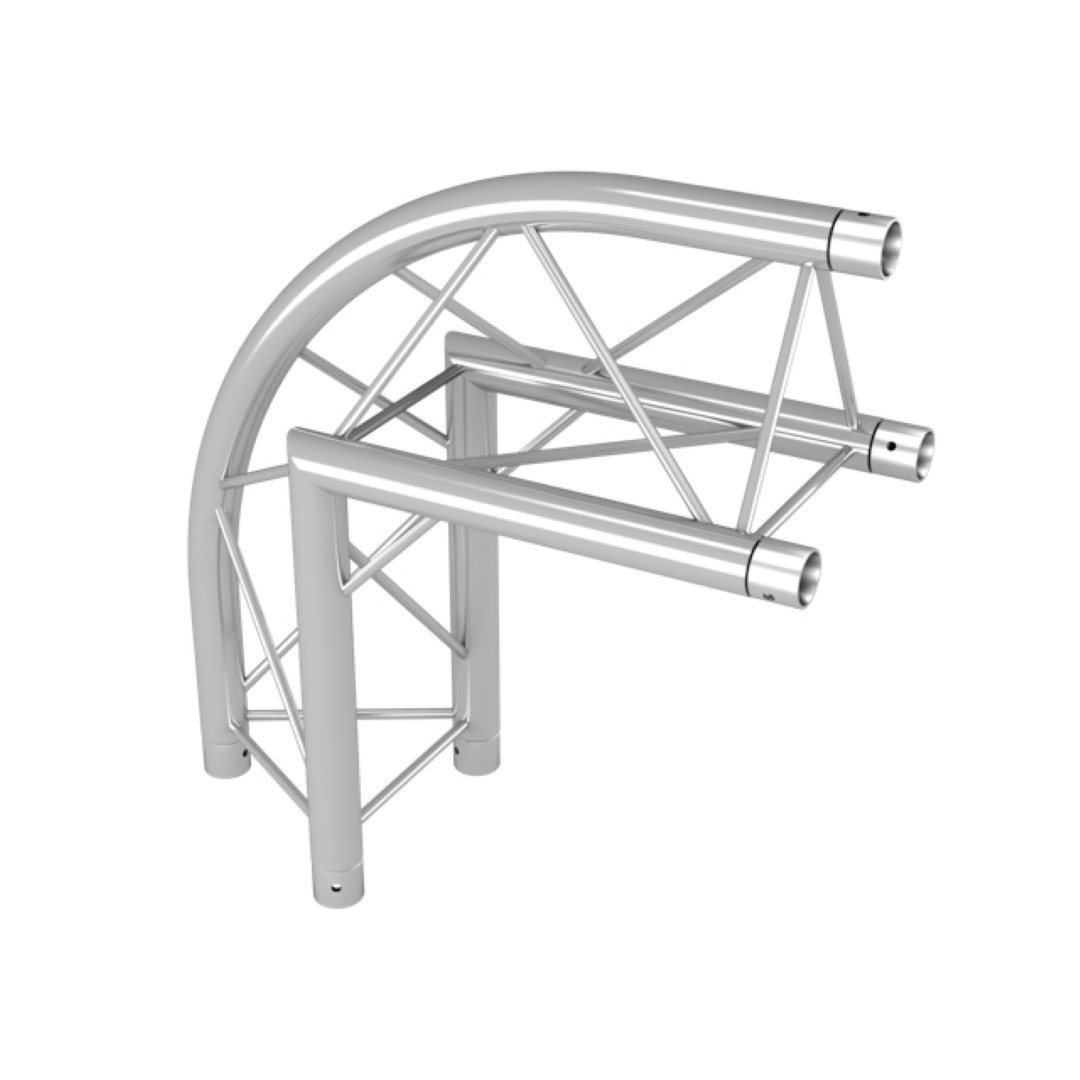 DT 23/2-C24R-L90 3-Punts Driehoektruss 2-Weg Hoek – 90° Afgerond